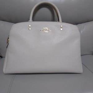Coach leather Lillie carryall satchel
